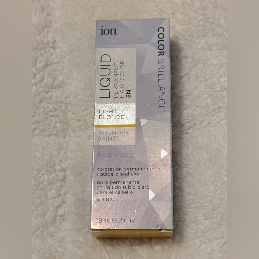 ION Color Brilliance Permanent Hair Color in 8N - a rich, light blonde shade